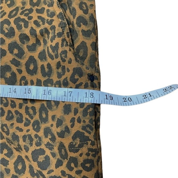 Sanctuary Anthropologie Women’s Jogger Pant Brown Leopard Stretch Approx Medium - Picture 8 of 12